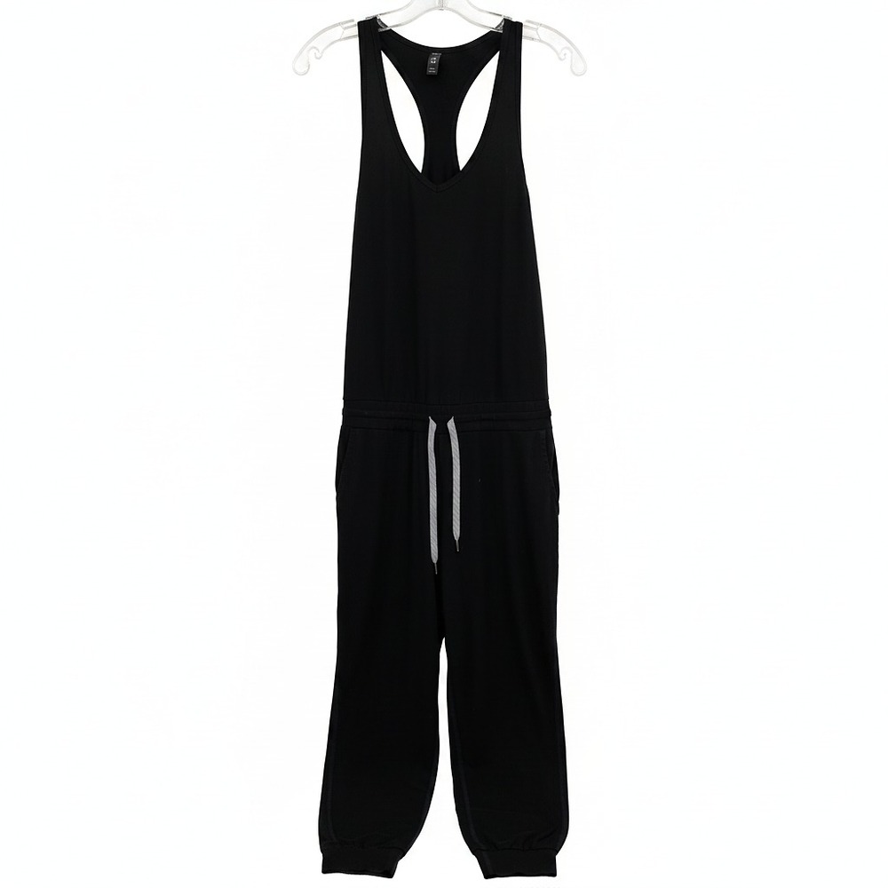 Vuori Black Racerback Tank Joggers Jumpsuit | XS Regular